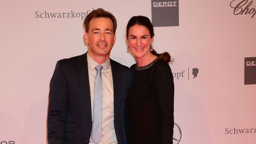 Jan Sosniok mit Ehefrau Nadine