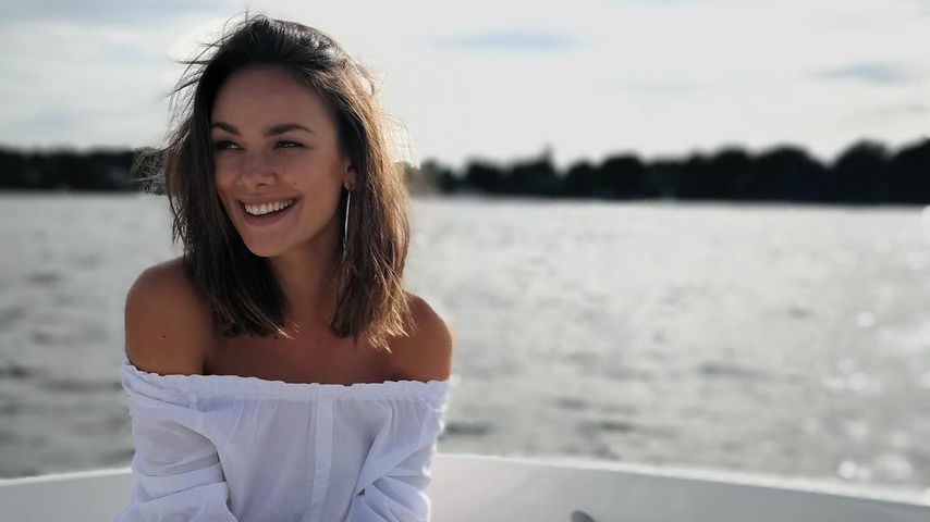 Janina Uhse am Stößensee