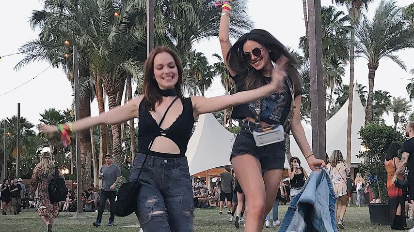 Janina Uhse und Emilia Schüle auf dem Coachella-Festival