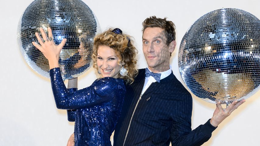 Janni Hönscheid und Peer Kusmagk beim Photocall zu "Deutschland tanzt" im SoHo House in Berlin