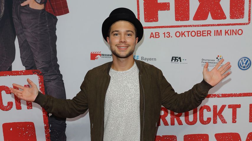 Jascha Rust bei der "Verrückt nach Fixi"-Premiere in Sulzbach