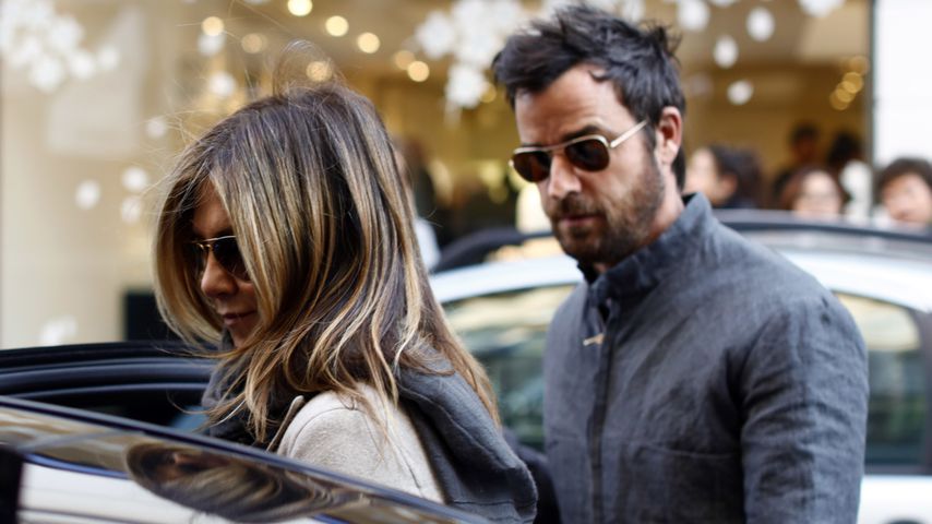 Jennifer Aniston und Justin Theroux in Paris