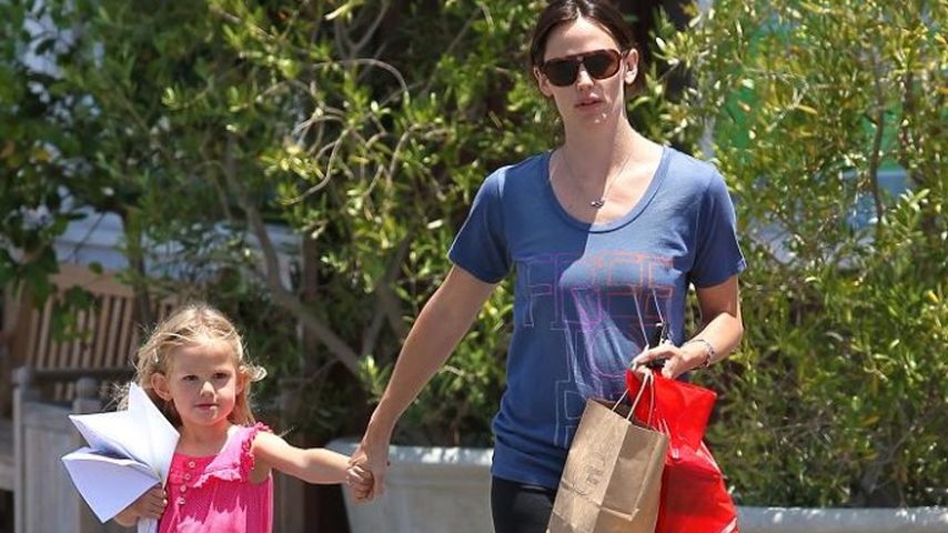 Violet Affleck und Jennifer Garner im Jahr 2010