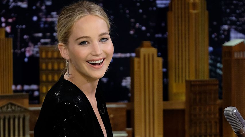 Jennifer Lawrence zu Gast in der Sendung "The Tonight Show Starring Jimmy Fallon"