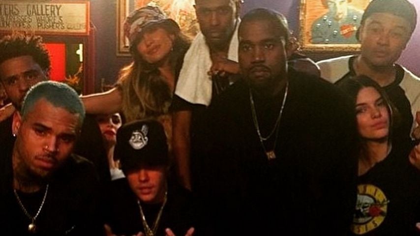 Justin Bieber, Kanye West, Kendall Jenner, Jennifer Lopez und Big Sean