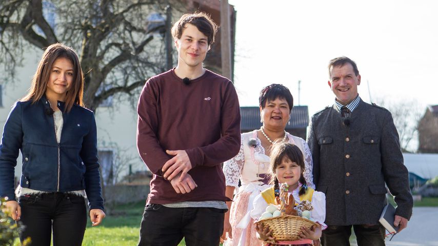 Jenny, Michael, Narumol, Jorafina und Josef
