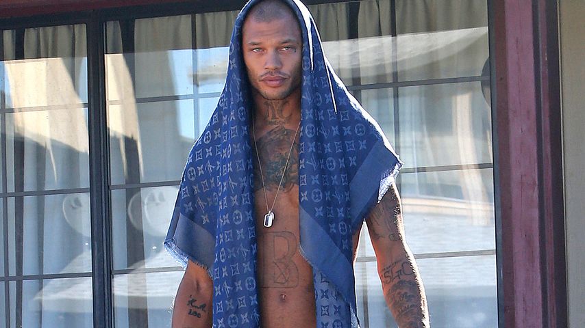 Jeremy Meeks vor seinem Haus in Elk Grove, Kalifornien