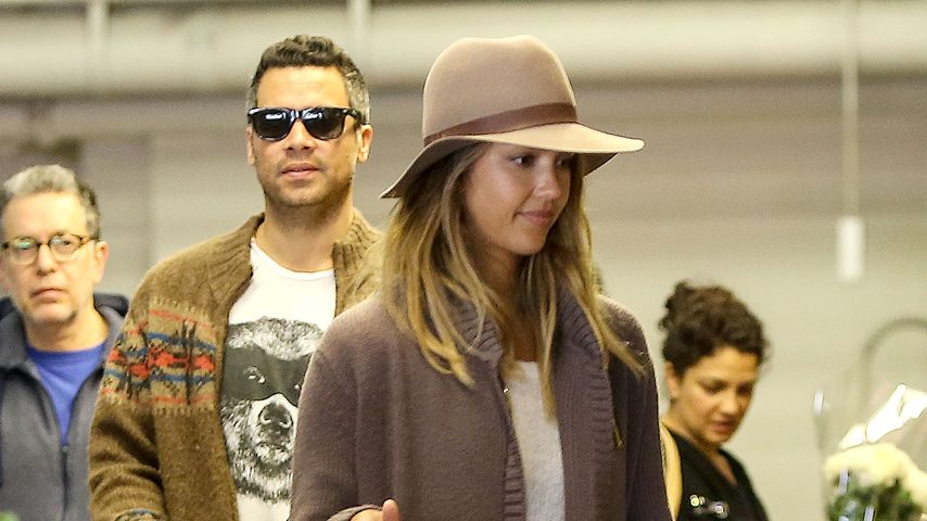 Jessica Alba, Haven Garner Warren und Cash Warren