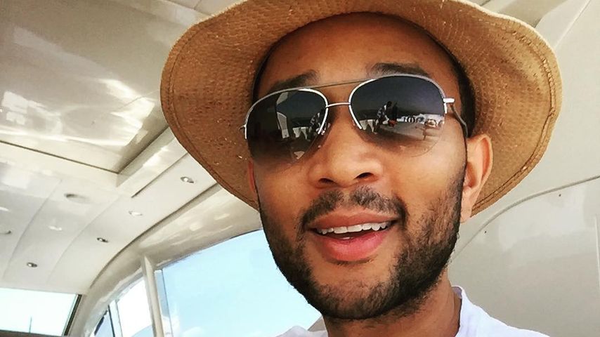 John Legend mit seiner Tochter Luna