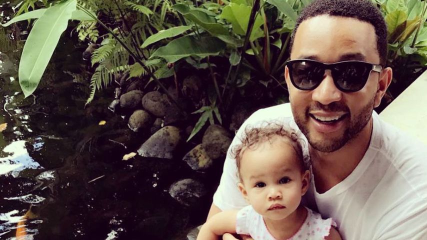 John Legend und Tochter Luna Simone auf Bali