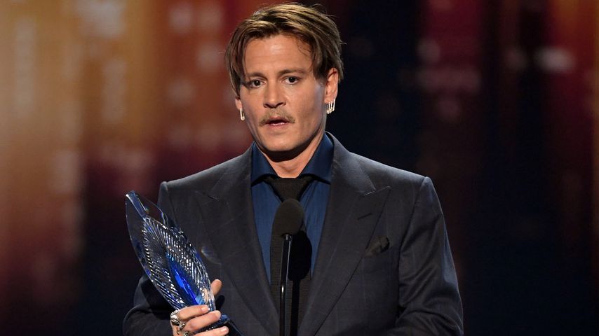 Johnny Depp bei der Entgegennahme des People's Choice Awards 2017 in Los Angeles