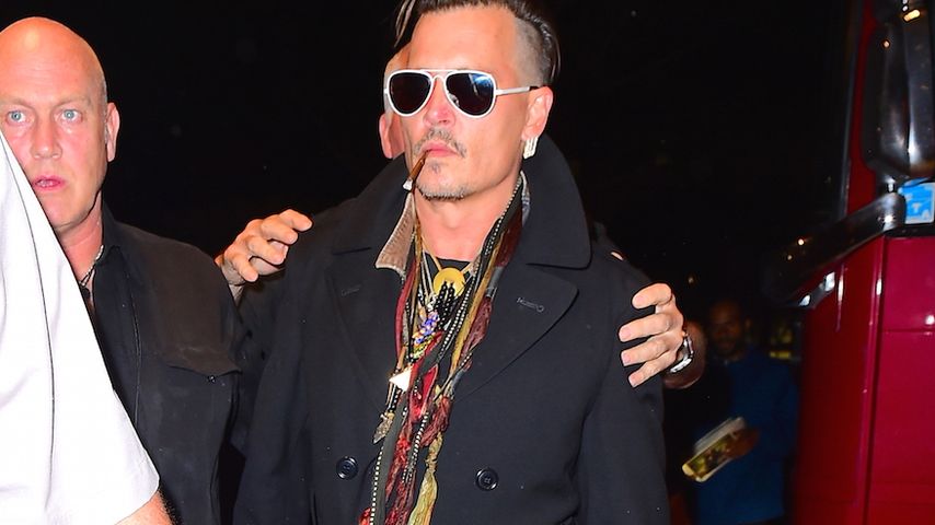 Johnny Depp in New York