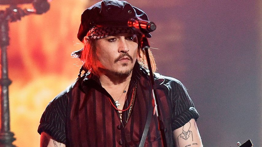 Johnny Depp bei einem Auftritt seiner Band "The Hollywood Vampires"