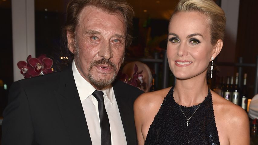 Johnny Hallyday und seine Frau Laeticia