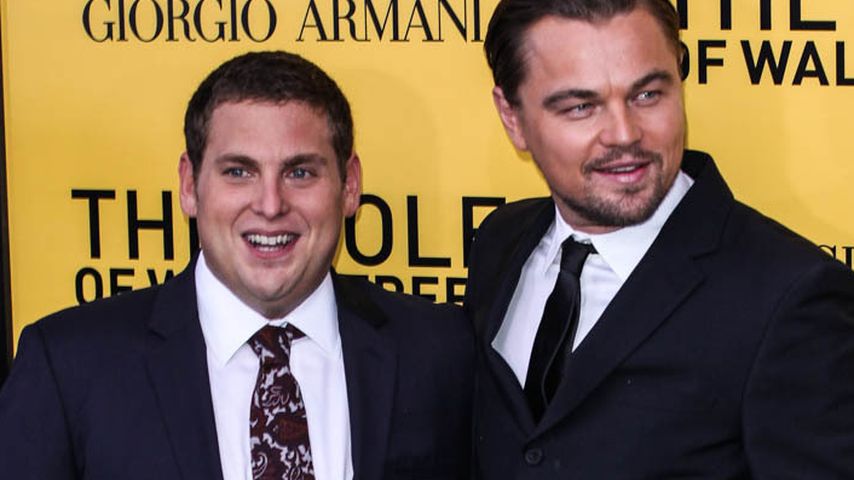 Jonah Hill und Leonardo DiCaprio bei der Premiere von "Wolf of Wall Street"