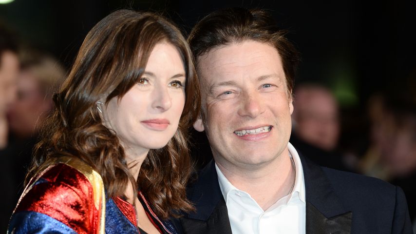 Jools und Jamie Oliver bei der Premiere des Films "Eddie the Eagle" in London