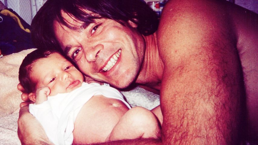 Jürgen Drews mit Joelina Drews als Baby