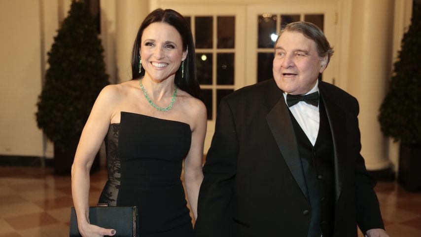 Julia und William Louis-Dreyfus beim US-Staatsbankett zu Ehren des französischen Präsidenten '14