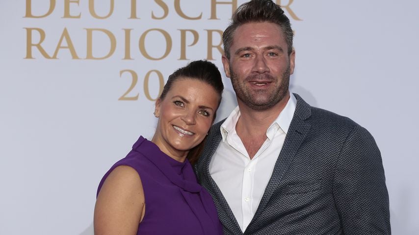 Julia Röntgen mit Mann Sasha beim deutschen Radiopreis 2015