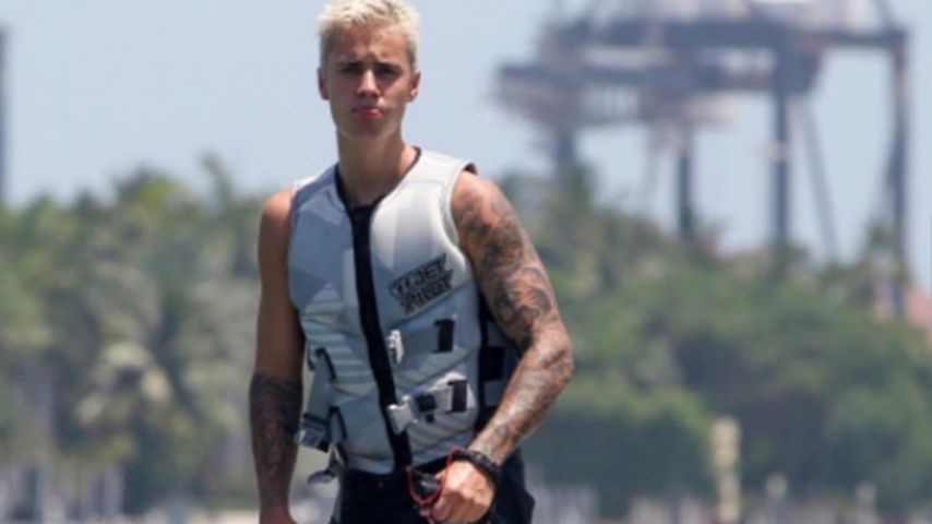 Justin Bieber auf dem Wakeboard in Miami