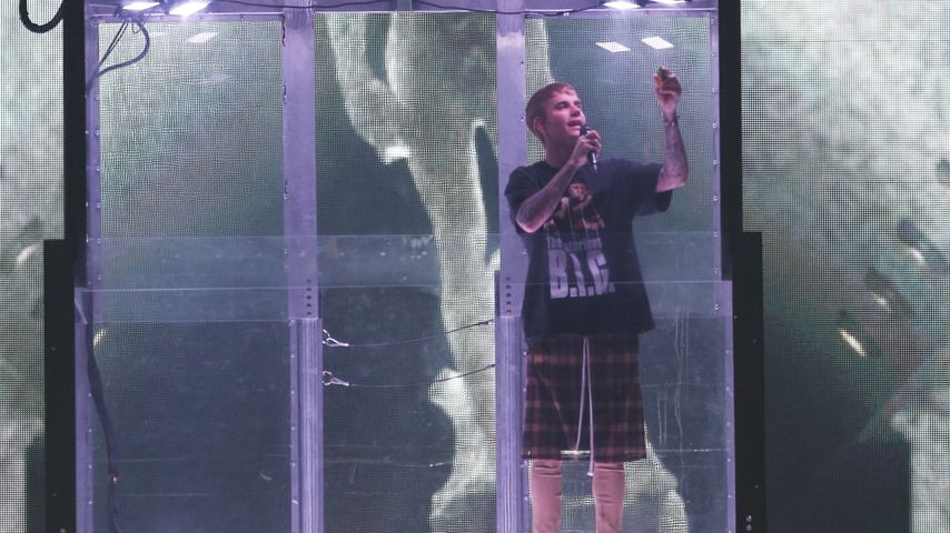Justin Bieber bei seinem Konzert in Prag