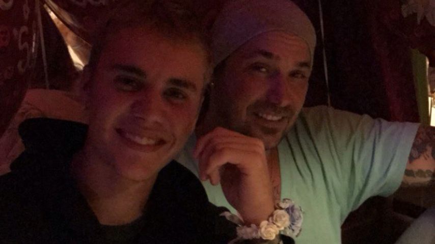 Justin Bieber mit John Shahidi auf dem Oktoberfest