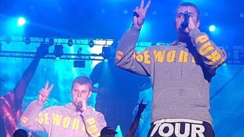 Justin Bieber bei einem Konzert