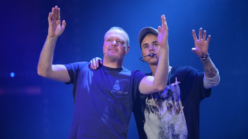 Justin Bieber und Stefan Raab