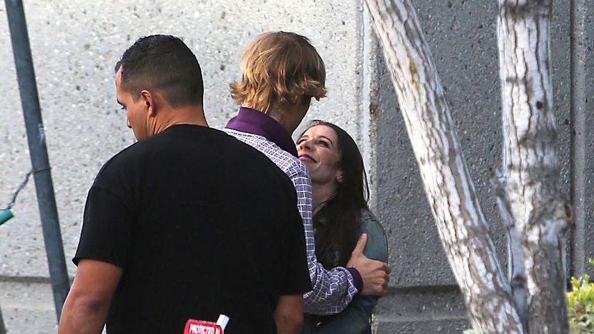 Justin Bieber und seine Mutter Pattie Mallette