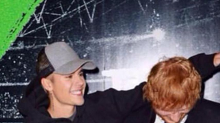 Justin Bieber und Ed Sheeran
