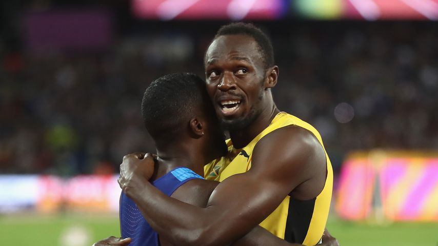 Justin Gatlin und Usain Bolt
