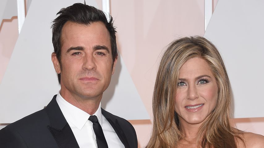 Justin Theroux mit Ehefrau Jennifer Aniston bei der Verleihung der Oscars in Hollywood