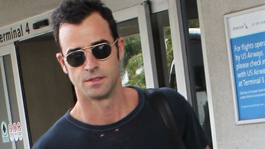 Justin Theroux am Flughafen