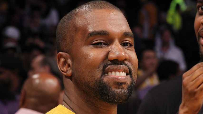 Kanye West beim Basketball