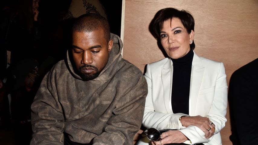 Kanye West und Kris Jenner im März 2016 bei der Fashion Week in Paris
