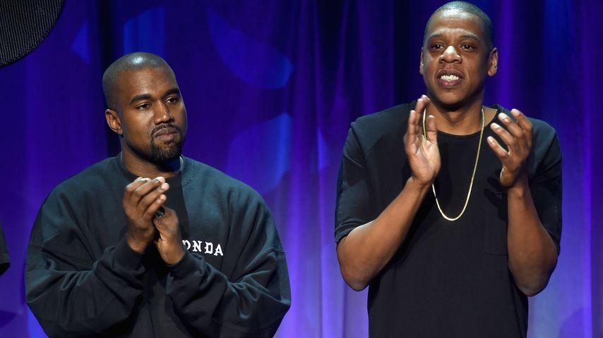 Kanye West und Jay-Z beim Tidal Launch 2015 in NYC