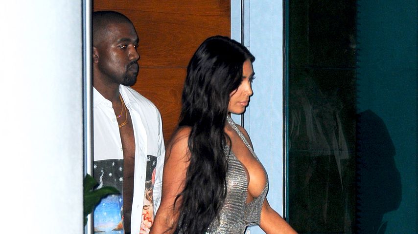 Kanye West und Kim Kardashian in Miami