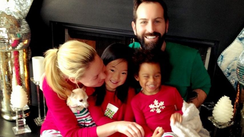 Katherine Heigl mit ihrer Familie