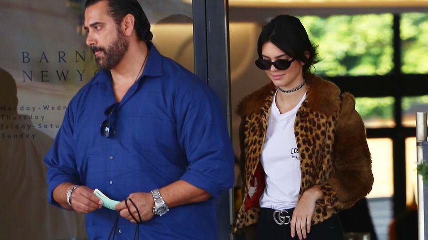 Kendall Jenner mit ihrem Bodyguard