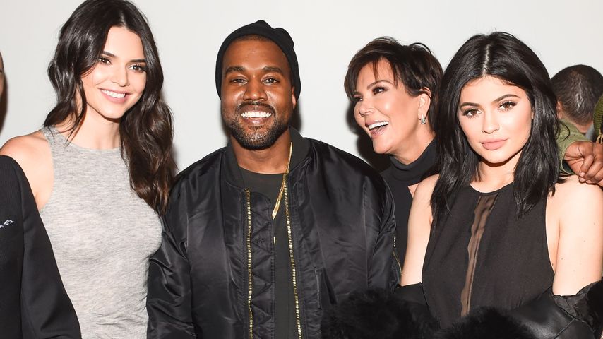 Kendall Jenner, Kanye West, Kris Jenner und Kylie Jenner