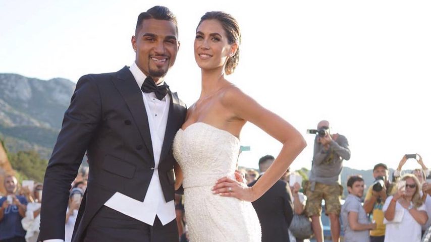 Kevin-Prince Boateng und Melissa Satta bei ihrer Hochzeit auf Sardinien 2016