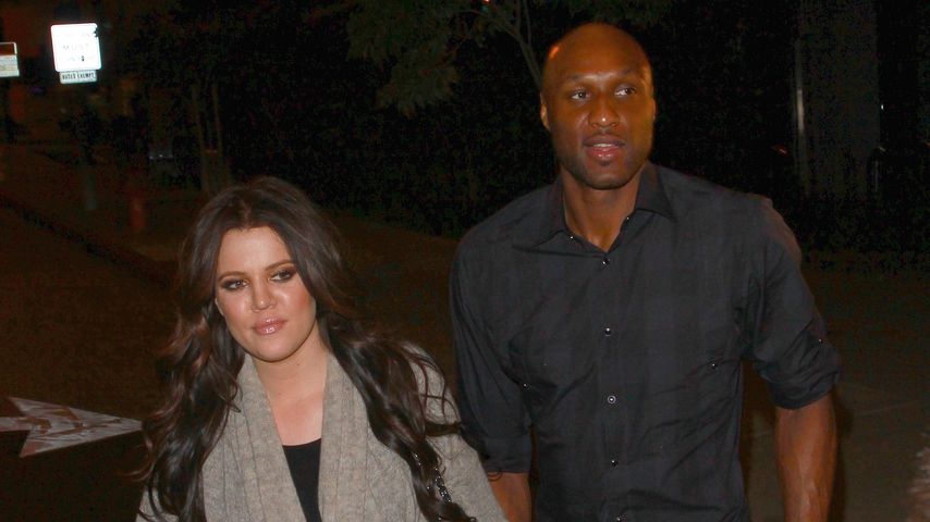 Khloe Kardashian und Lamar Odom in Los Angeles im Oktober 2011