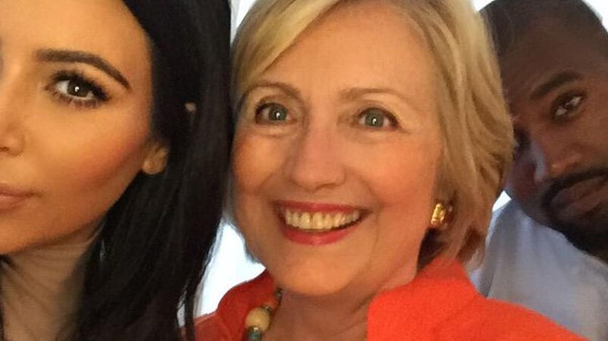 Kim Kardashian, Hillary Clinton und Kanye West