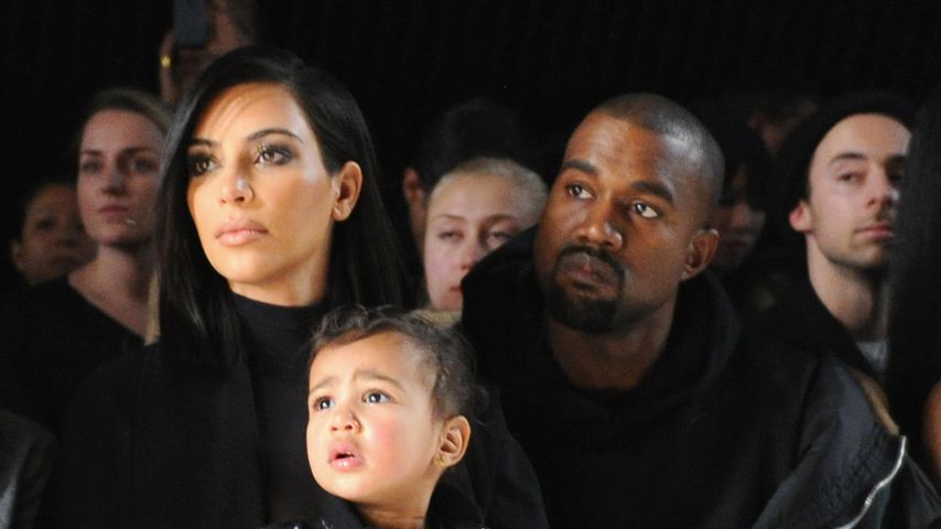 Kim Kardashian, Kanye West und ihre Tochter North West