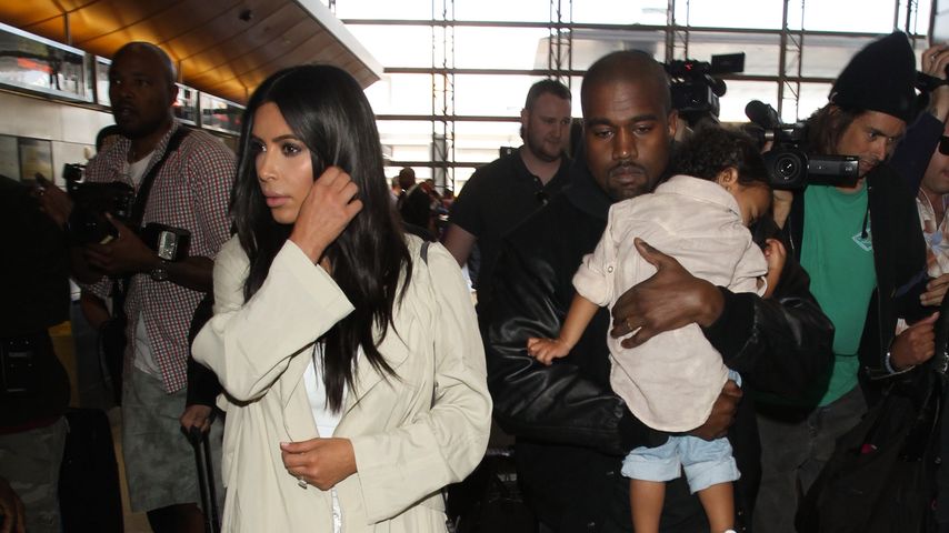 Kim Kardashian, Kanye West und North West
