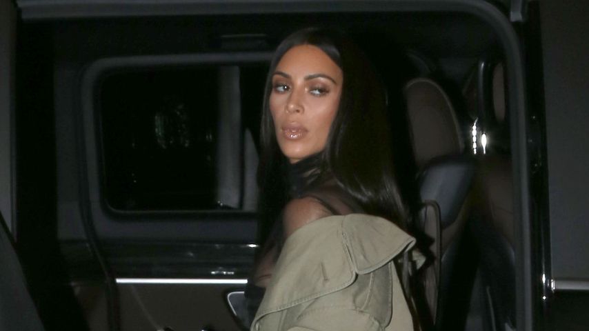 Kim Kardashian auf der Pariser Fashion Week 2016