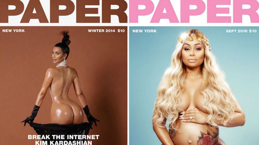 Kim Kardashian und Blac Chyna auf dem Paper Magazine Cover