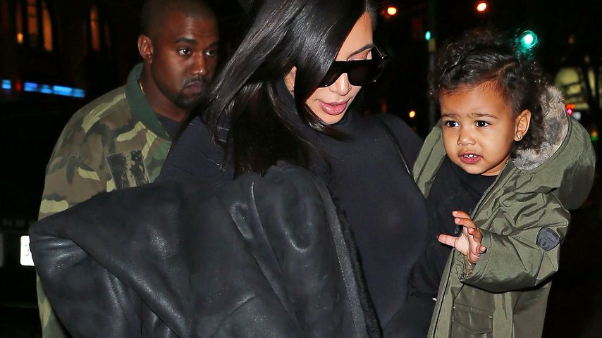 Kim Kardashian, Kanye West und North West