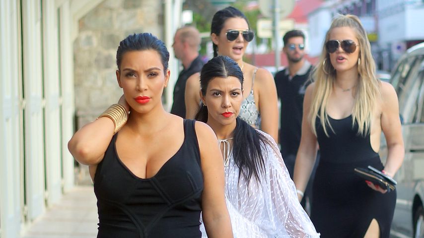 Khloe Kardashian, Kim Kardashian, Kendall Jenner und Kourtney Kardashian