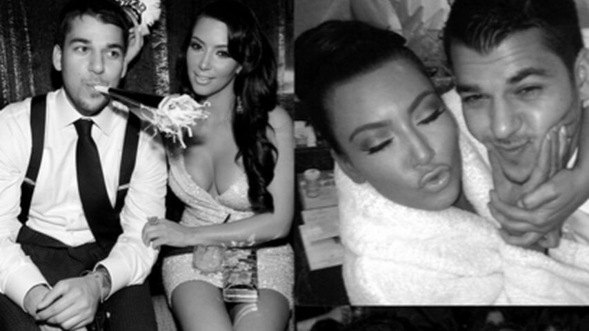 Kim Kardashian und Robert Kardashian